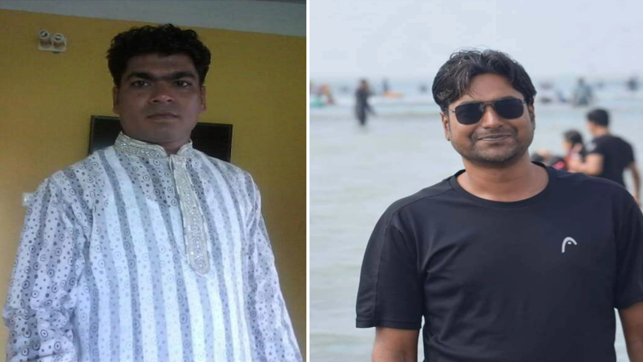 স্বেচ্ছাসেবক দলের নেতা রুবেল (বামে) ও শামীম (ডানে)। ছবি : কালবেলা