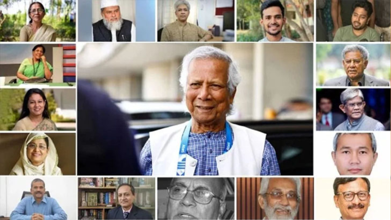 অন্তর্বর্তী সরকারের উপদেষ্টাগণ। ছবি : সংগৃহীত