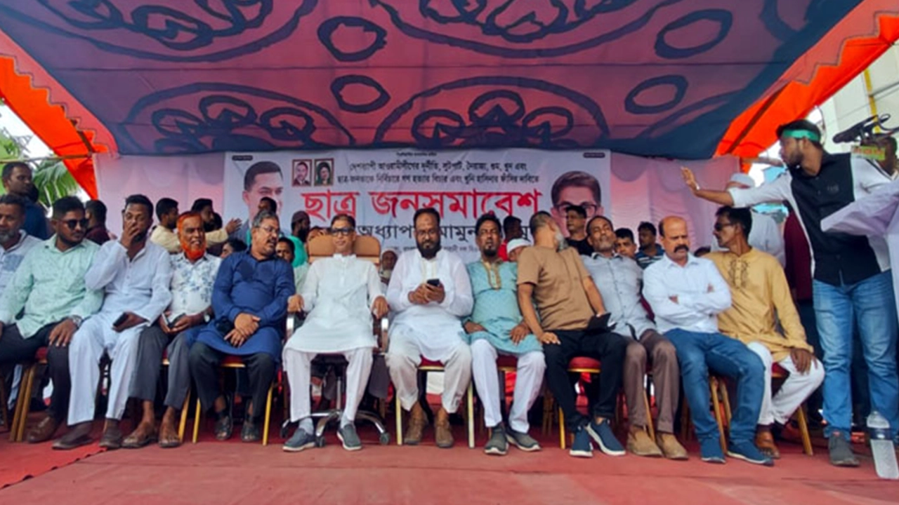 সিদ্ধিরগঞ্জে বিএনপির সমাবেশ। ছবি : কালবেলা