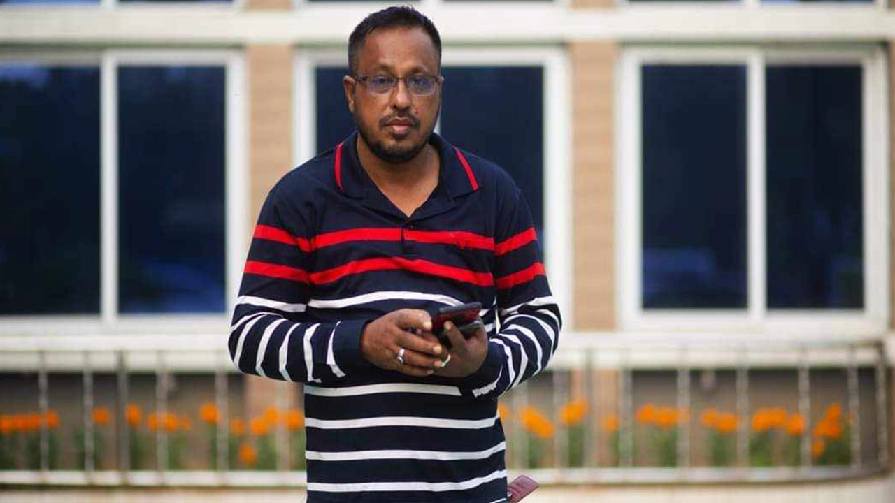 এসআই মিরাজ মোল্লা। ছবি : কালবেলা