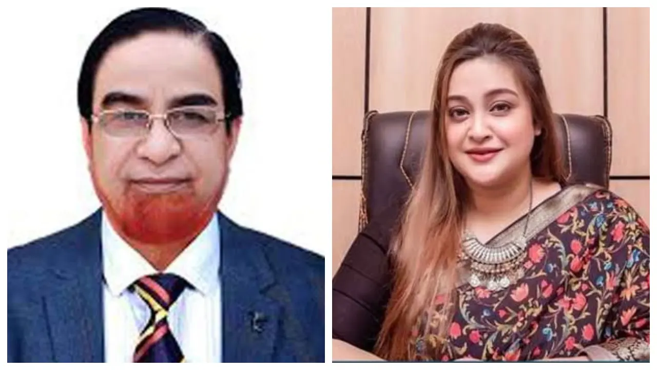 বাঁ থেকে- বাহাউদ্দিন বাহার ও তাহসিন বাহার সূচনা। ছবি : সংগৃহীত