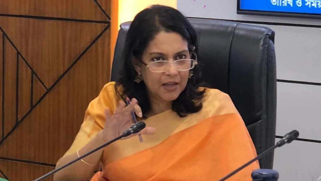 পানি সম্পদ মন্ত্রণালয়ের উপদেষ্টা সৈয়দা রিজওয়ানা হাসান। ছবি : কালবেলা