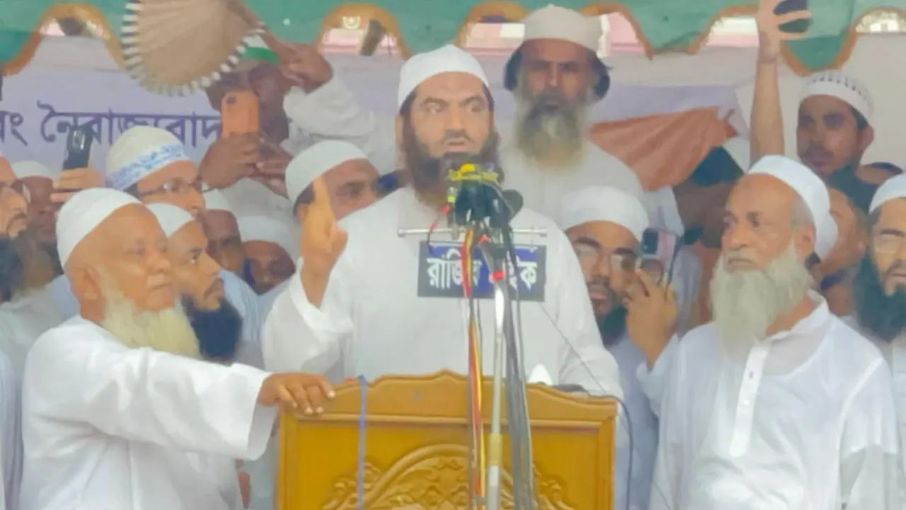 হেফাজতে ইসলামের সাবেক যুগ্ম মহাসচিব মাওলানা মামুনুল হক । ছবি : সংগৃহীত