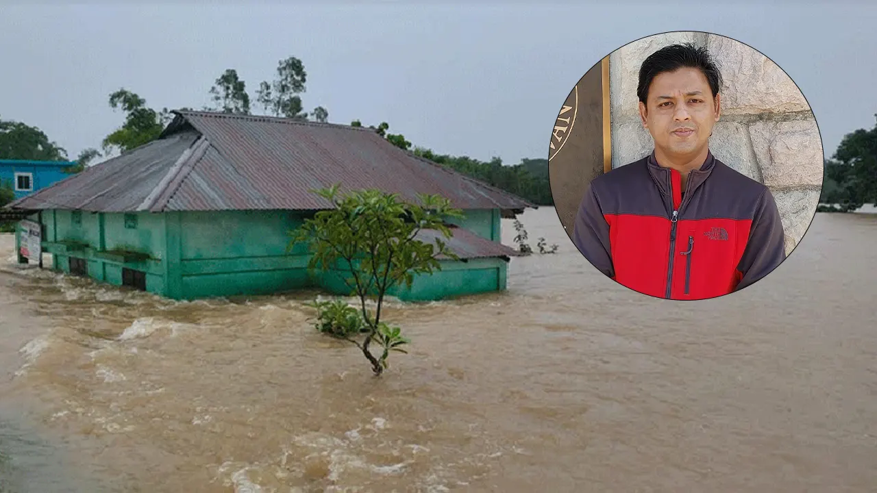 আবহাওয়াবিদ মোস্তফা কামাল পলাশ। পুরোনো ছবি