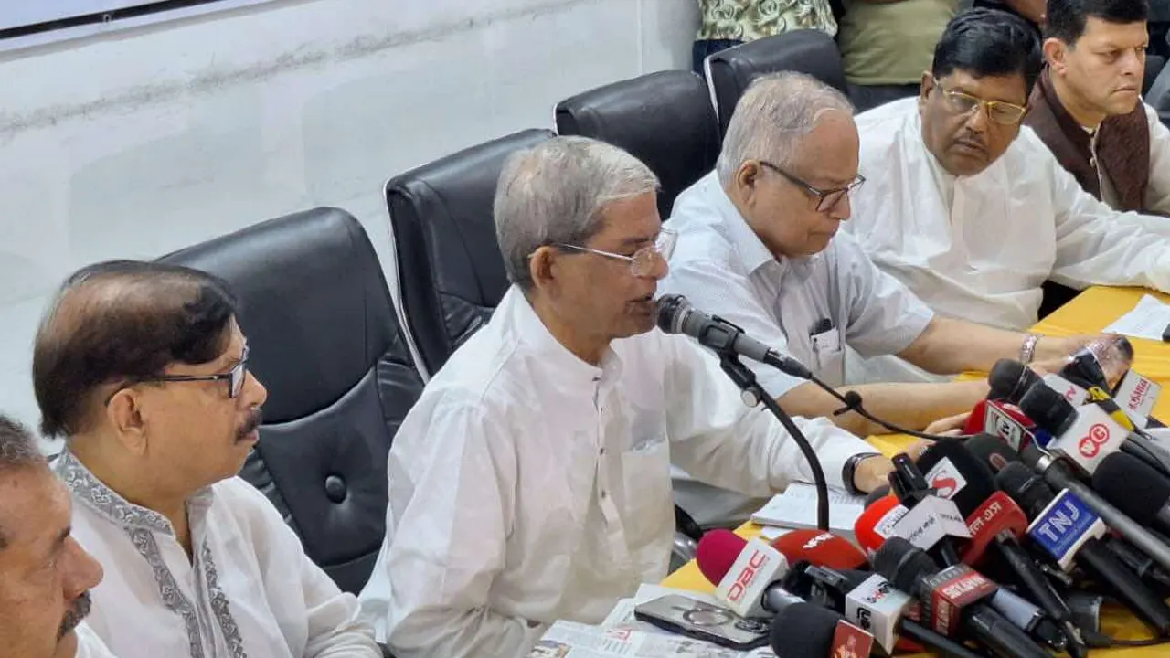 বিএনপির মহাসচিব মির্জা ফখরুল ইসলাম আলমগীর। ছবি : কালবেলা