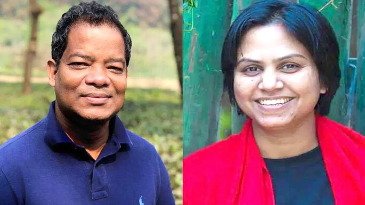 সাংবাদিক শাকিল আহমেদ ও ফারজানা রুপা। ছবি : সংগৃহীত