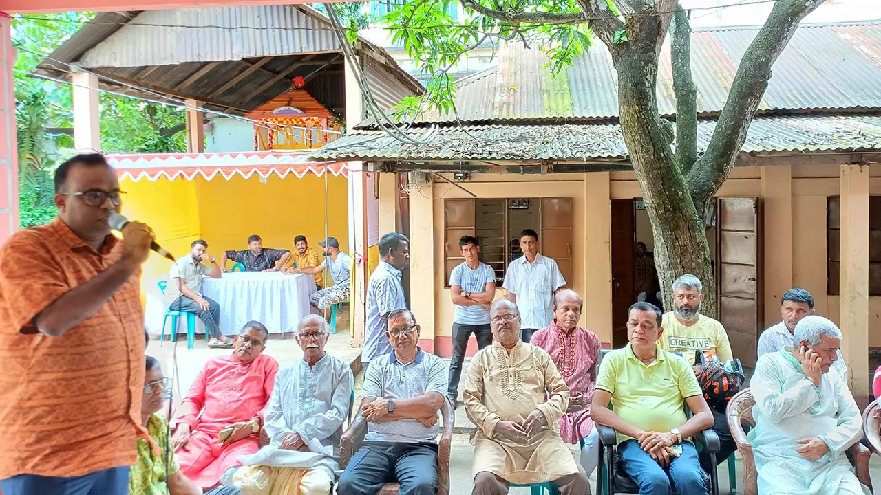 মৌলভীবাজারের শ্রীমঙ্গলে জন্মাষ্টমী উদযাপন। ছবি : কালবেলা