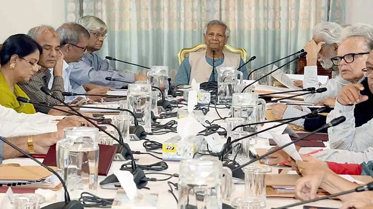 রাষ্ট্রীয় অতিথি ভবনে বৈঠকে কাচের জগ-মগের ব্যবহার। ছবি : সংগৃহীত