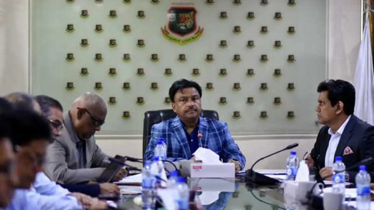 বিসিবির বোর্ড সভা। ছবি: সংগৃহীত