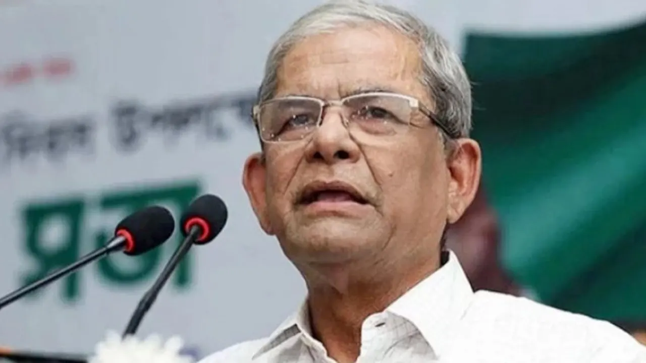 বিএনপি মহাসচিব মির্জা ফখরুল ইসলাম আলমগীর। পুরোনো ছবি