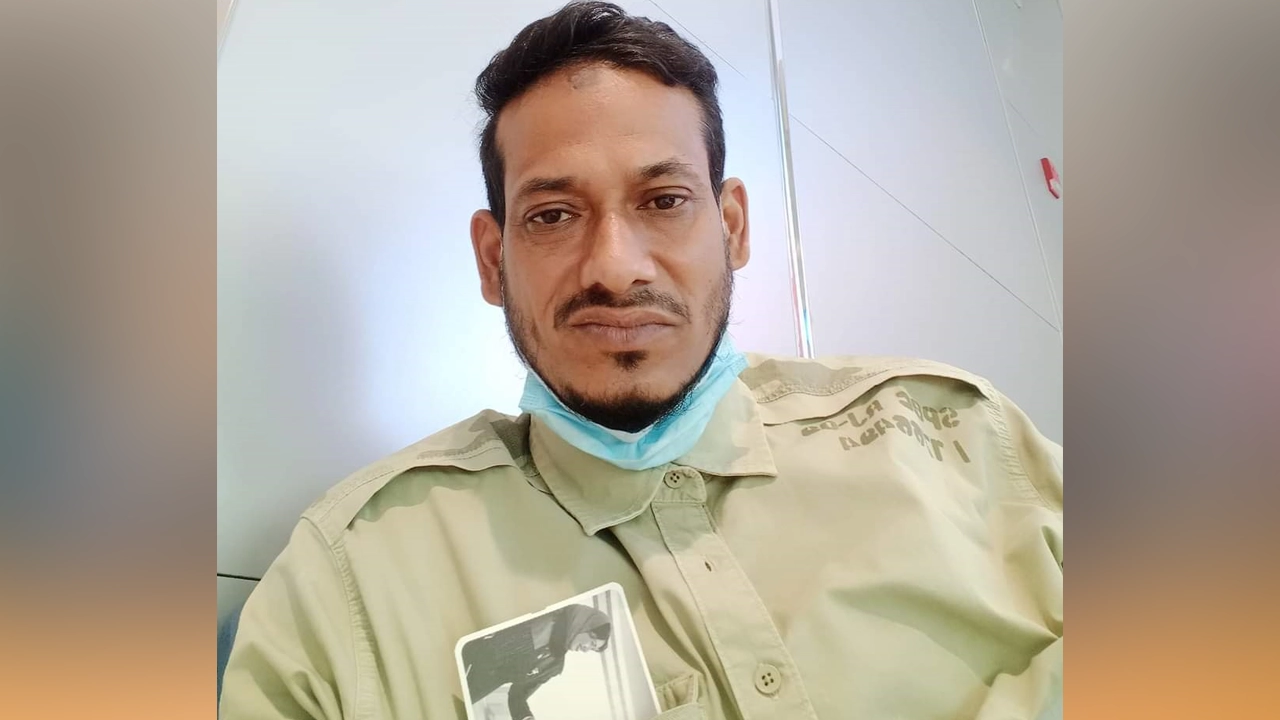 মারা যাওয়া প্রবাসী মহিউদ্দিন চৌধুরী। ছবি : কালবেলা
