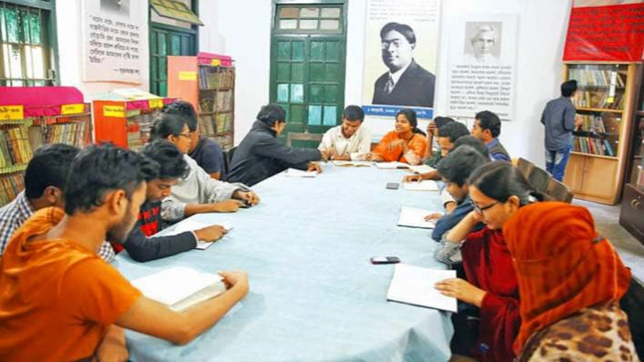 বিজ্ঞানী ‘সত্যেন বোস পাঠাগার’। ছবি : কালবেলা