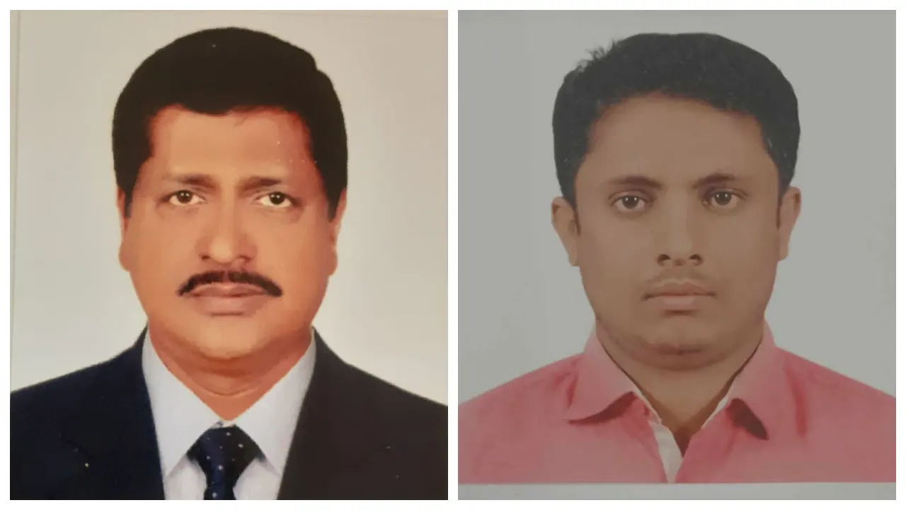 বাঁ থেকে- সভাপতি বাবু কমলেন্দু শীল এবং সাধারণ সম্পাদক বাবু বিপুল তালুকদার। ছবি : সংগৃহীত