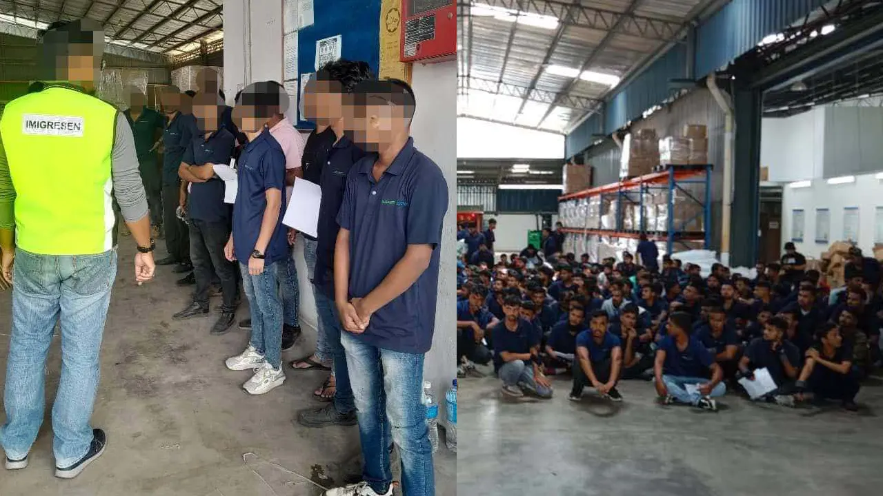 মালয়েশিয়ায় ২২২ বাংলাদেশিসহ ২২৮ অভিবাসী আটক। ছবি : কালবেলা