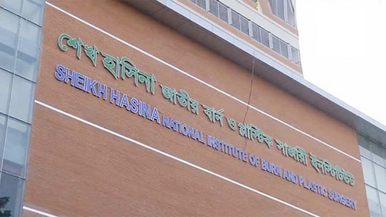 শেখ হাসিনা জাতীয় বার্ন ও প্লাস্টিক সার্জারি ইনস্টিটিউট। ছবি : সংগৃহীত