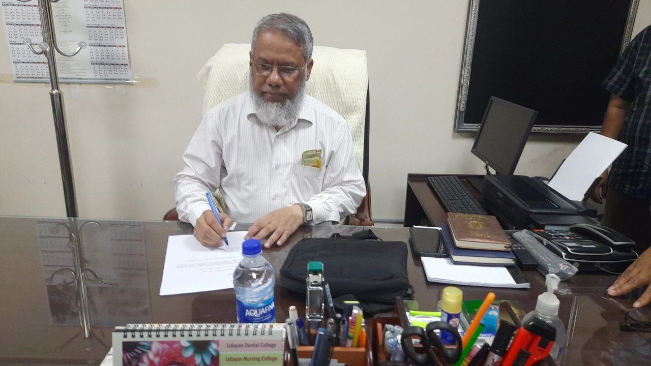 সদ্য নিয়োগপ্রাপ্ত রামেবির ভিসি অধ্যাপক ডা. জাওয়াদুল হক। ছবি : কালবেলা