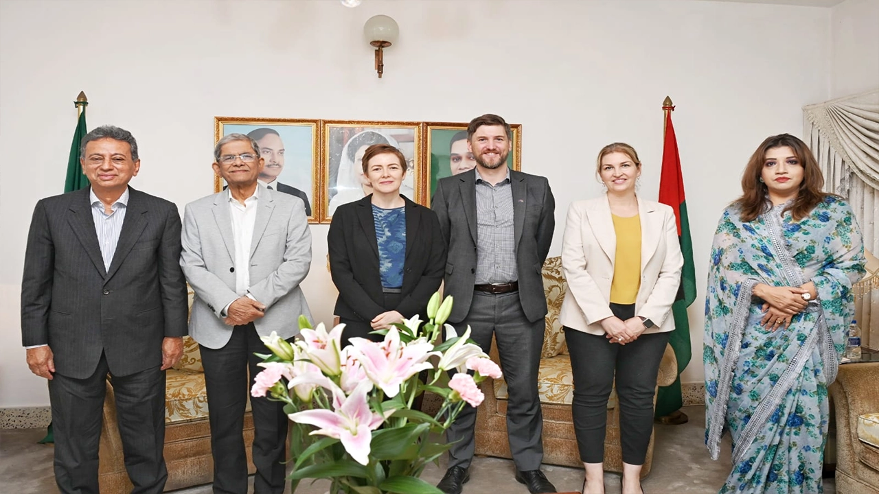 অস্ট্রেলিয়ার হাইকমিশনারের সঙ্গে বিএনপির বৈঠক। ছবি : কালবেলা