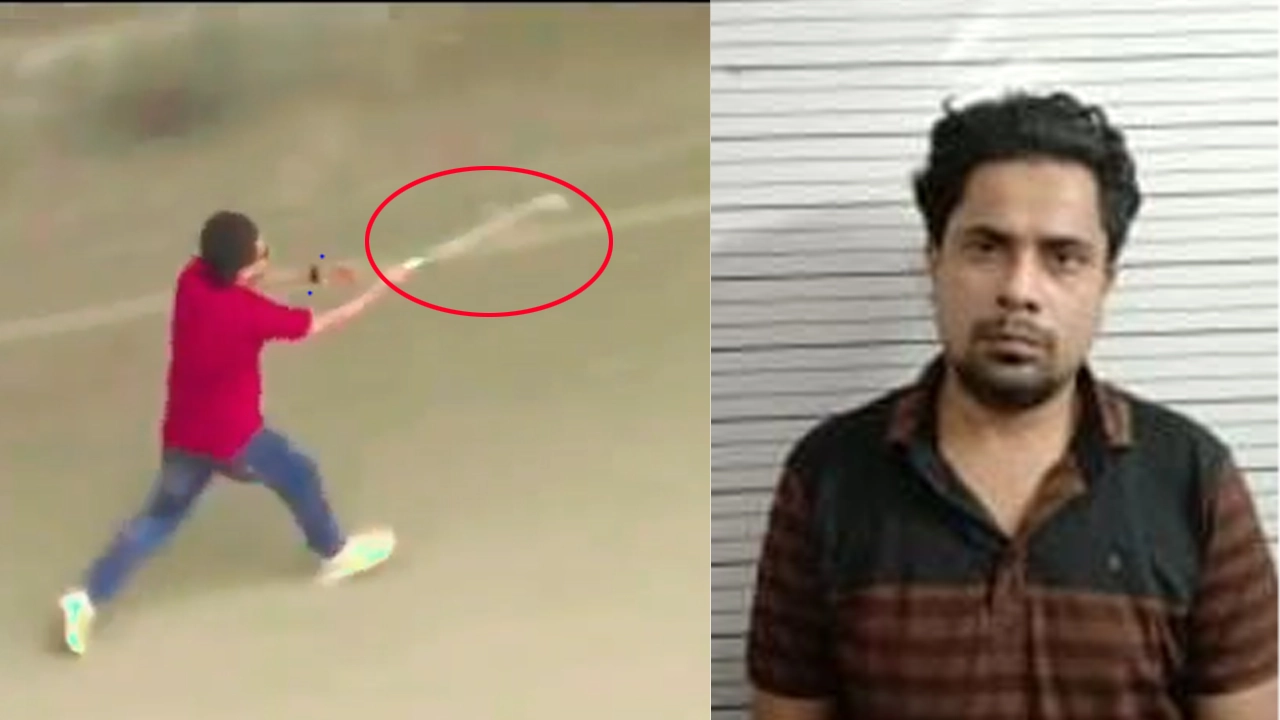 ছাত্র আন্দোলনের সময় ছাত্র-জনতার উপর ধারালো অস্ত্র নিয়ে হামলাকারী লিটন আকন্দ। ছবি : কালবেলা