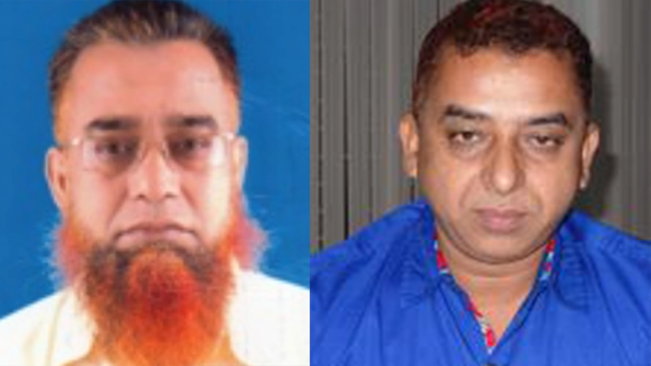 অভিযুক্ত ডা. মঞ্জুরুল মুর্শিদ (বামে) ও ফরিদ আহমেদ মোল্যা (ডানে)। ছবি : সংগৃহীত