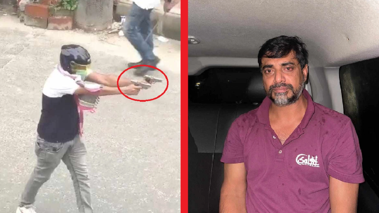 দু’হাতে ২টি পিস্তল নিয়ে ছাত্র-জনতার ওপর গুলিবর্ষণকারী জহিরুল ইসলাম রুবেলকে গ্রেপ্তার করেছে র‍্যাব। ছবি : সংগৃহীত