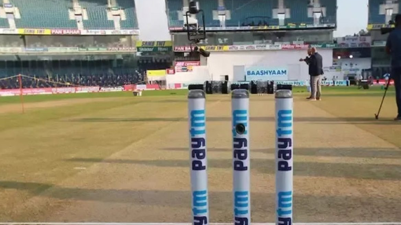 চেন্নাইয়ের চিদাম্বরম স্টেডিয়ামের উইকেট। ছবি: সংগৃহীত