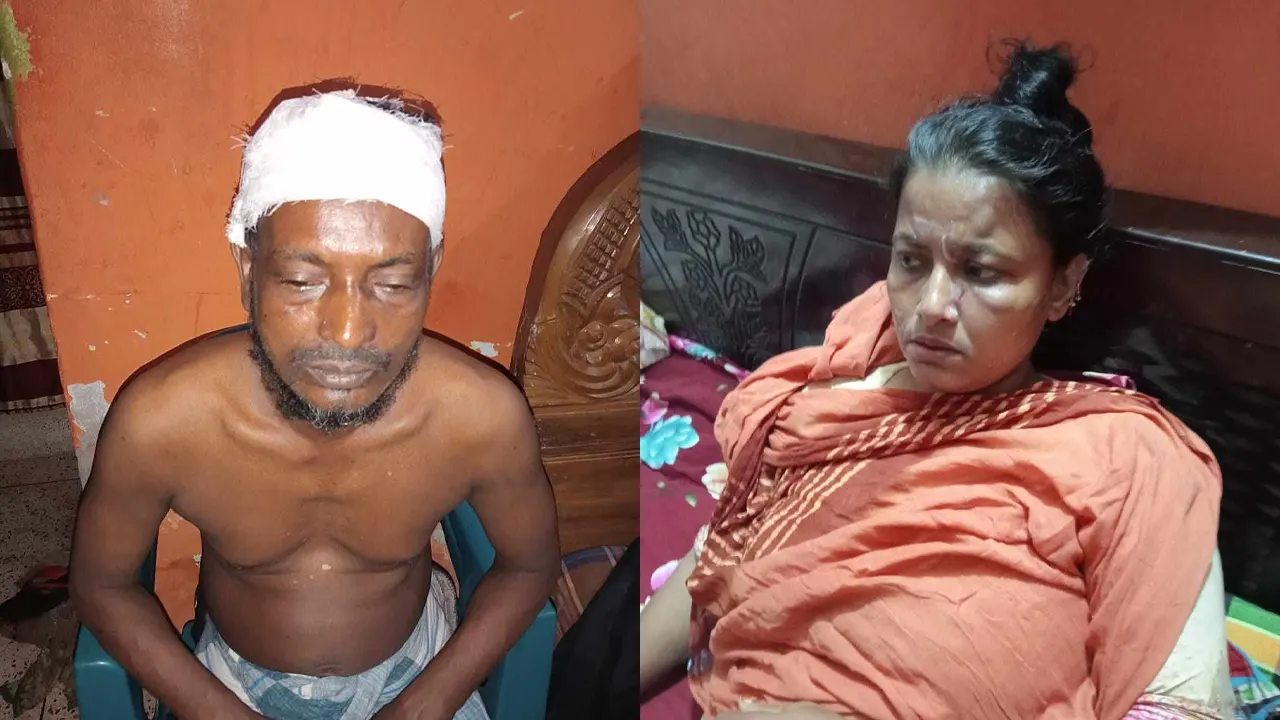 ভুক্তভোগী আয়ুব আলী ও জরিনা বেগম। ছবি : কালবেলা