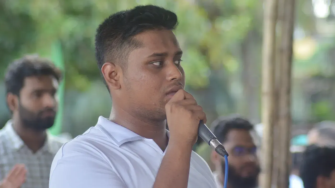 সমন্বয়ক হাসনাত আবদুল্লাহ। ছবি : কালবেলা