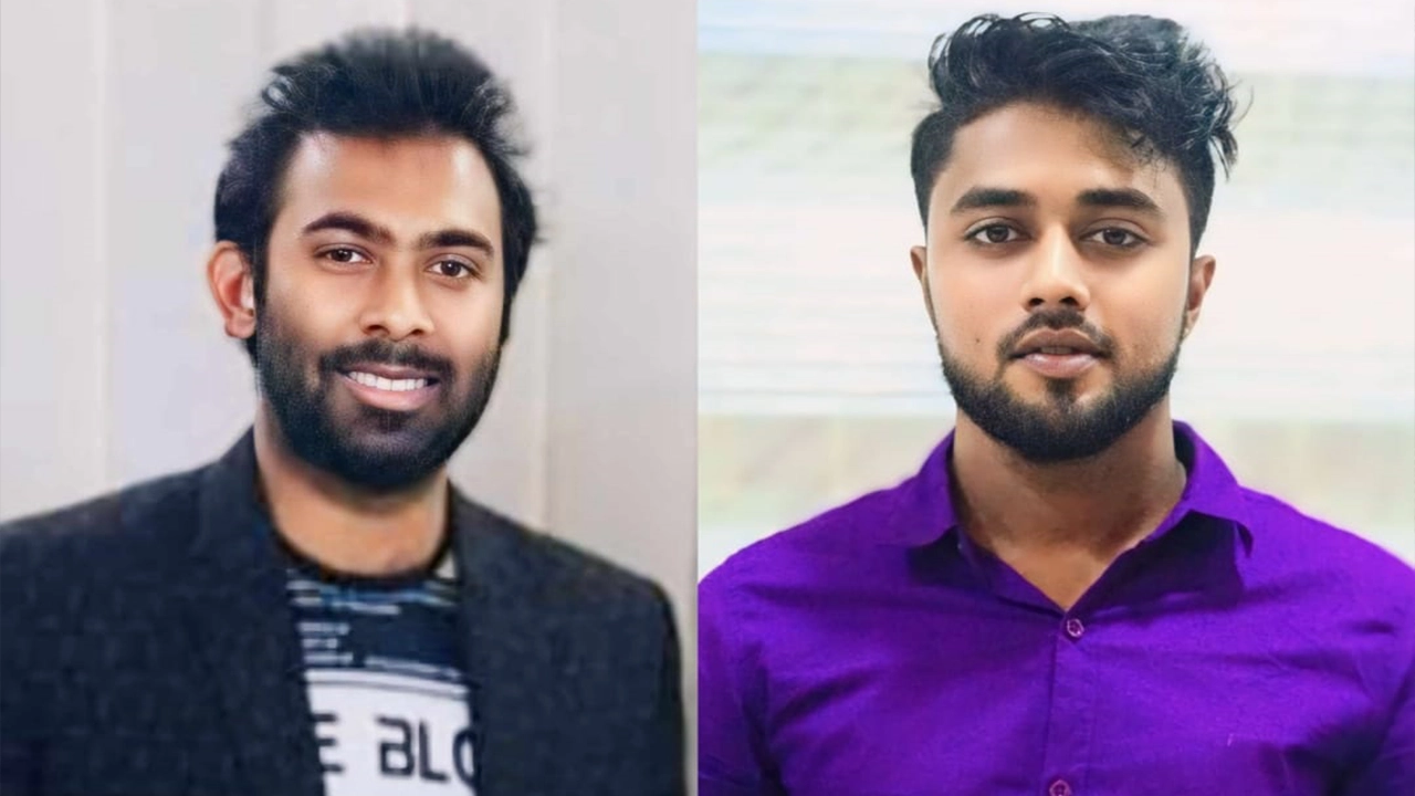 বাঁ থেকে- সভাপতি জাহিদ হাসান ও সাধারণ সম্পাদক আরিফুল হক। ছবি : সংগৃহীত