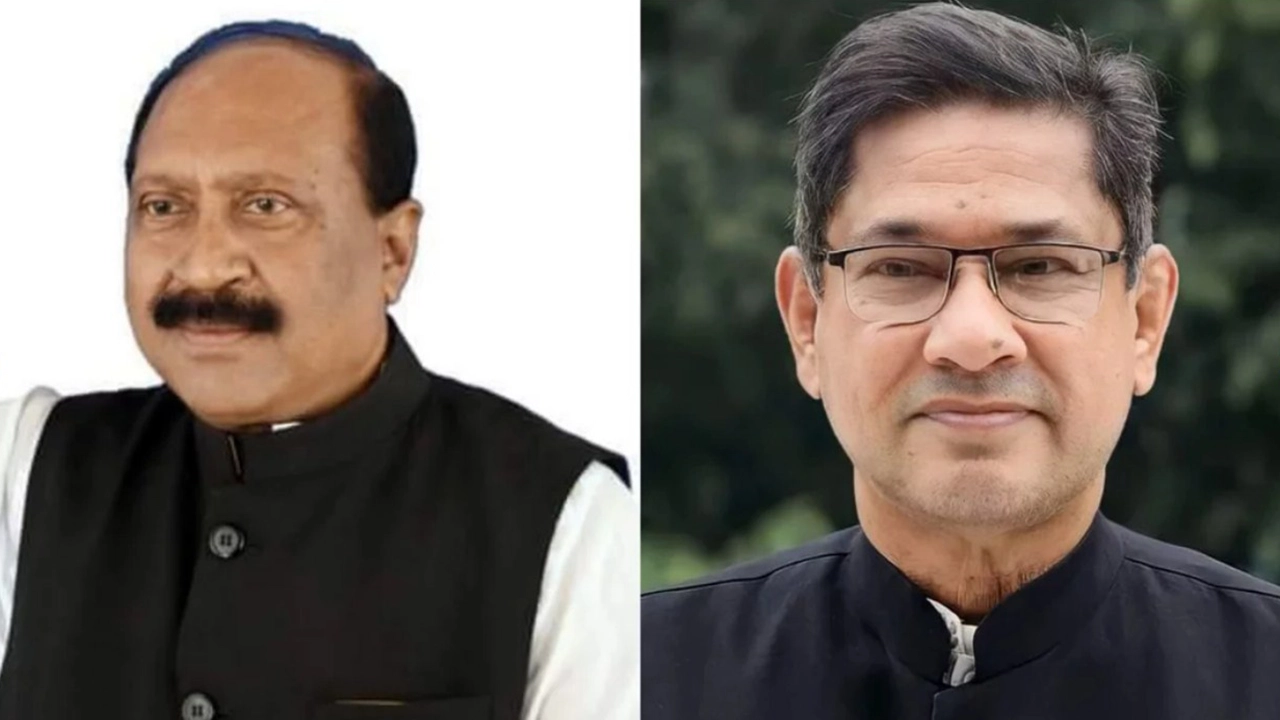 বাঁ থেকে- মজিবুর রহমান মজনু ও রাগেবুল আহসান রিপু। ছবি : সংগৃহীত