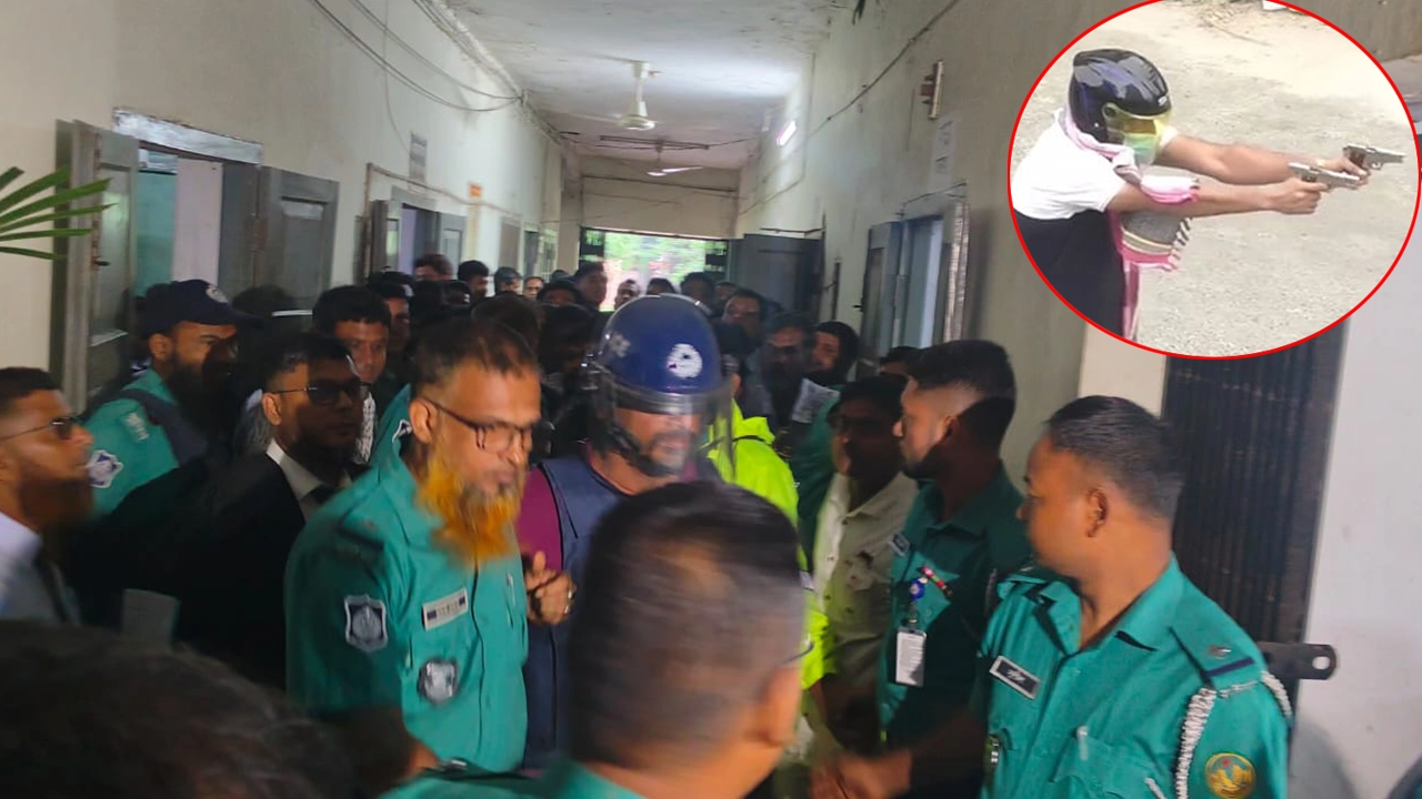 আদালতে জহিরুল ইসলাম রুবেল। ছবি : কালবেলা