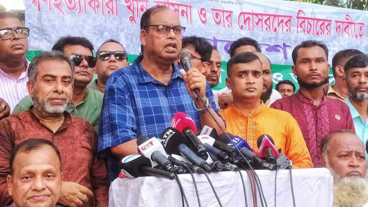 বিএনপির ভাইস চেয়ারম্যান শামসুজ্জামান দুদু। ছবি : কালবেলা