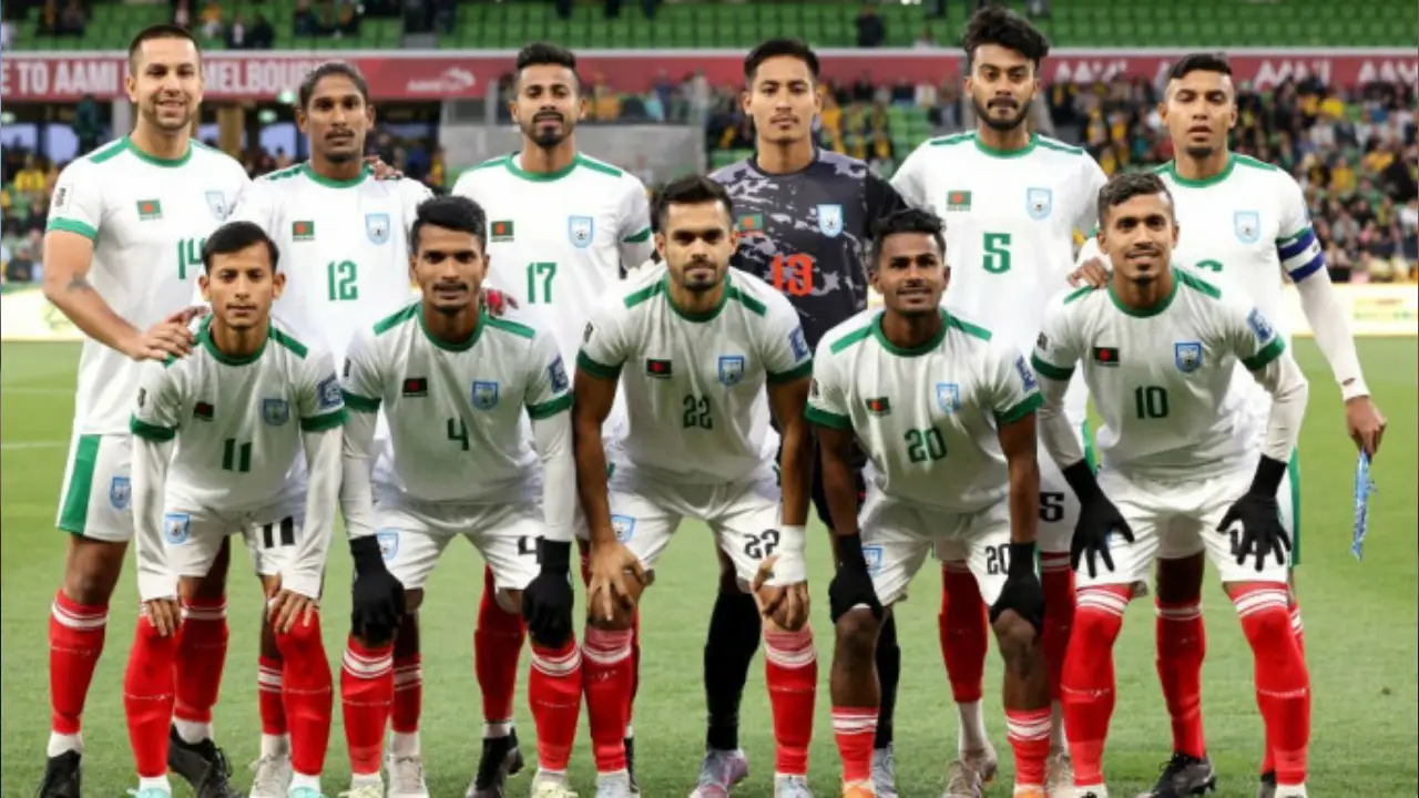 বাংলাদেশ ফুটবল দল। ছবি : সংগৃহীত