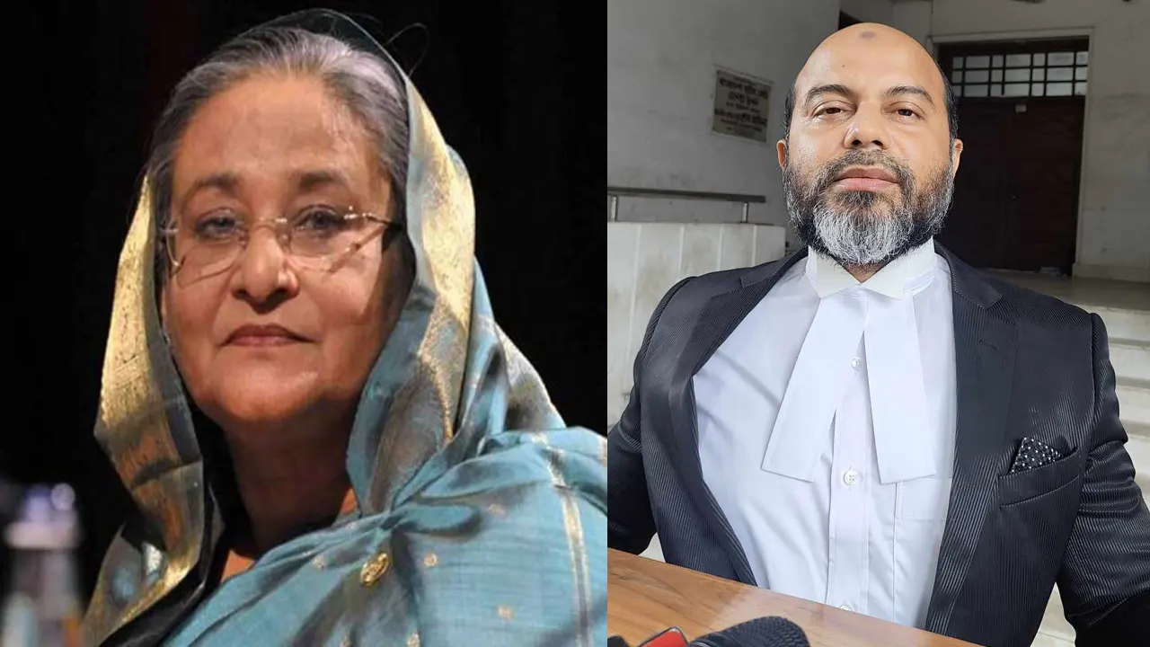 সাবেক প্রধানমন্ত্রী শেখ হাসিনা এবং আইনজীবী সোহেল রানা। ছবি : সংগৃহীত