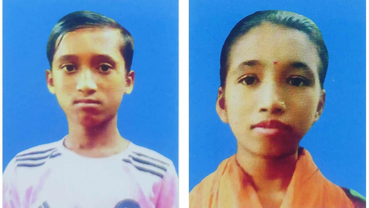 সুশান্ত বড়ুয়া (বামে) ও চৈতী বালা বড়ুয়া (ডানে)। ছবি : কালবেলা