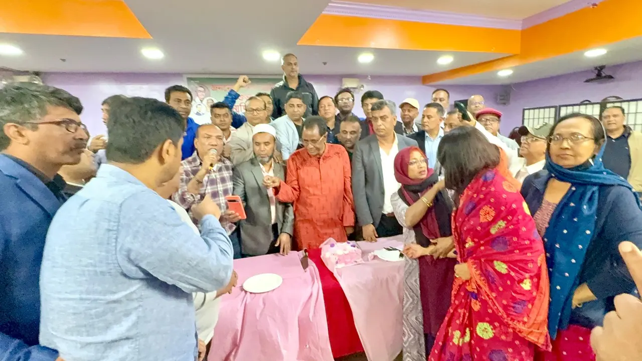 যুক্তরাষ্ট্রে শেখ হাসিনার ৭৮তম জন্মদিন উদযাপন।