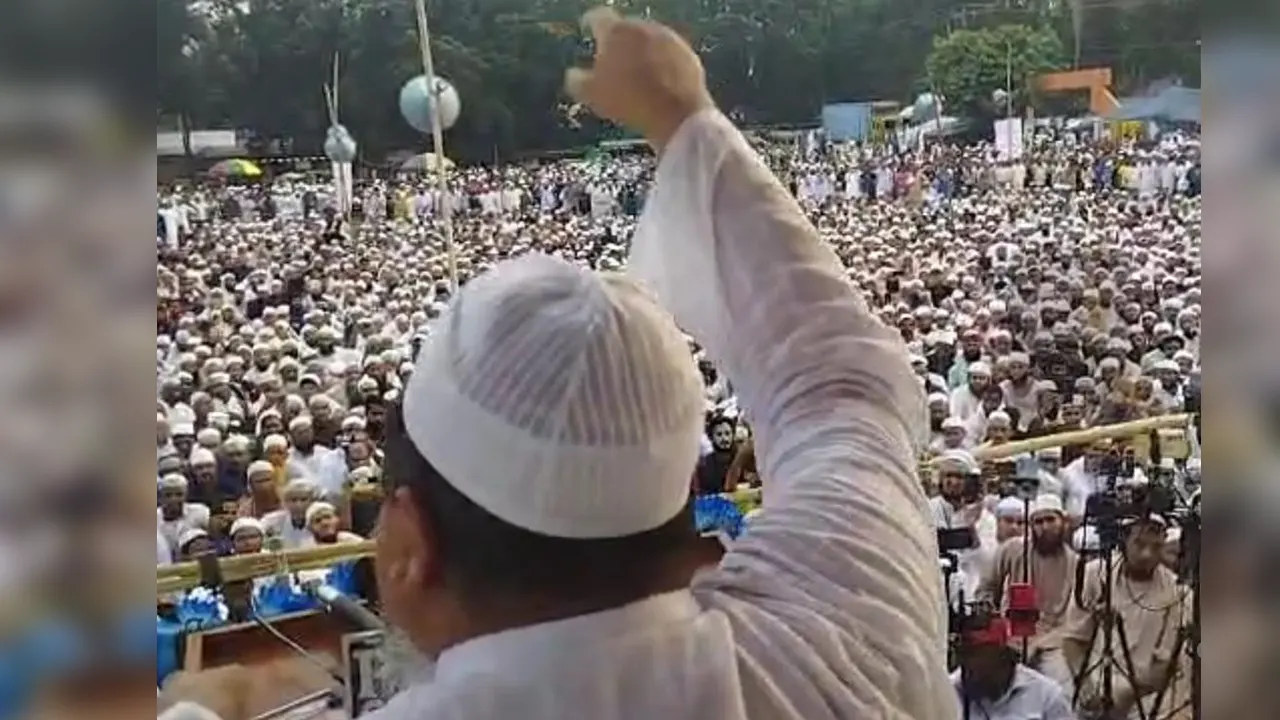 সিংগাইরে হেফাজতে ইসলাম বাংলাদেশের গণসমাবেশ। ছবি : কালবেলা