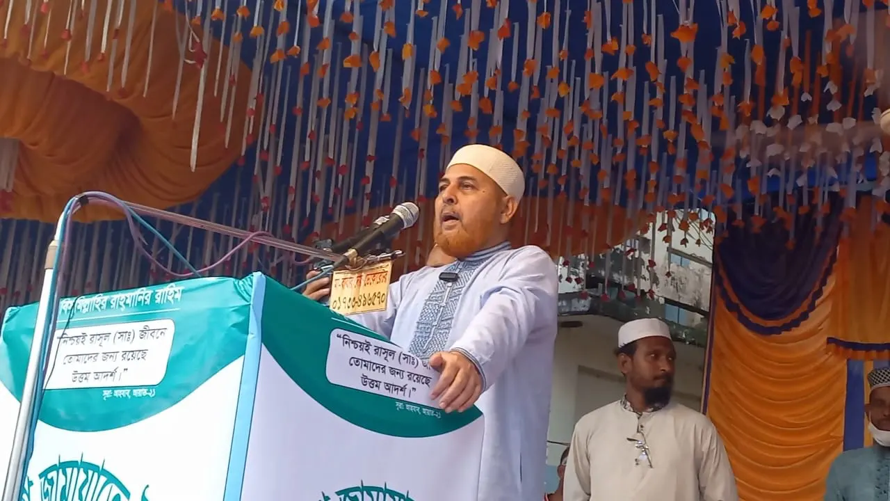 বাংলাদেশ জামায়াতে ইসলামীর সহকারী সেক্রেটারি জেনারেল মাওলানা রফিকুল ইসলাম খান। ছবি : কালবেলা