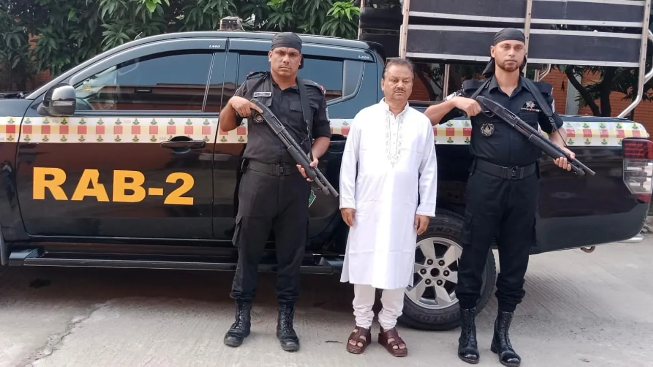 গ্রেপ্তারকৃত সংসদ সদস্য মো. হাজি রহিম উল্লাহ (৫৫)। ছবি : কালবেলা