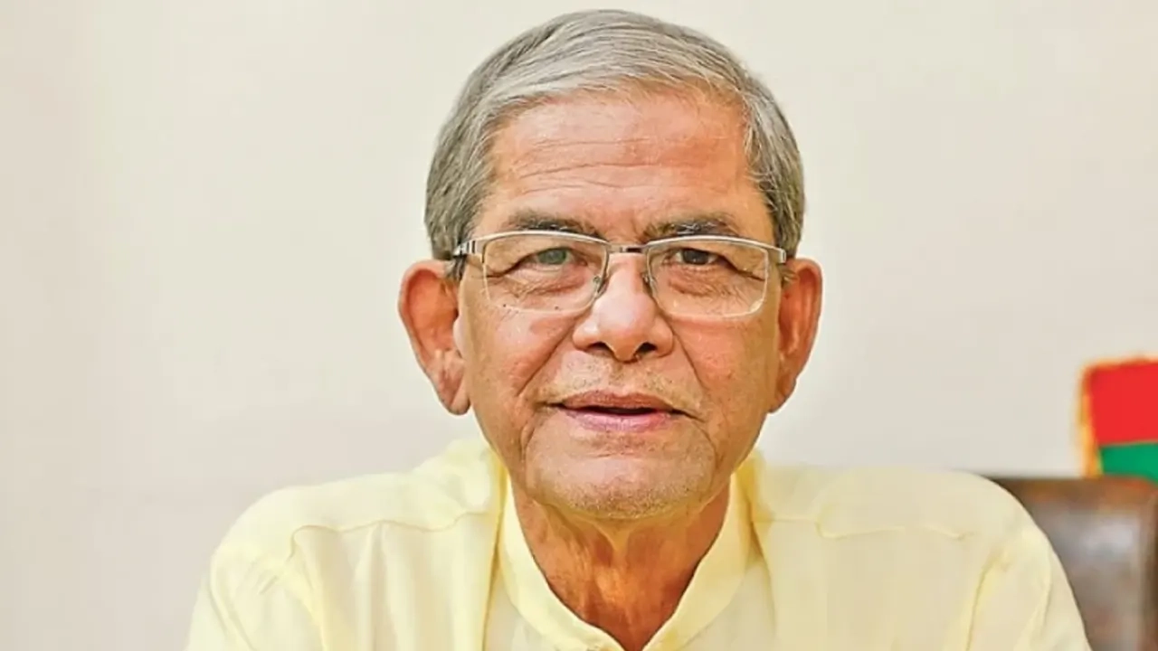 বিএনপির মহাসচিব মির্জা ফখরুল ইসলাম আলমগীর। পুরোনো ছবি