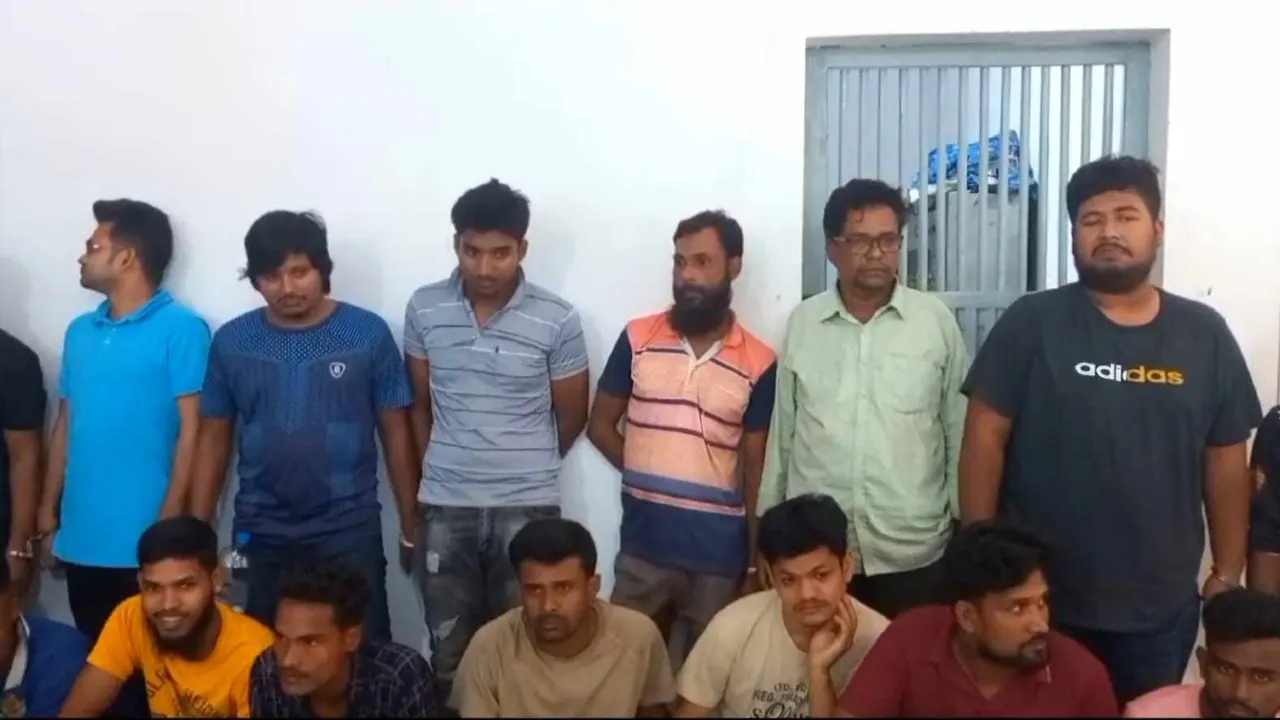 বিভিন্ন মামলায় গ্রেপ্তারকৃত ২০ জনকে আদালতে প্রেরণ। ছবি : কালবেলা