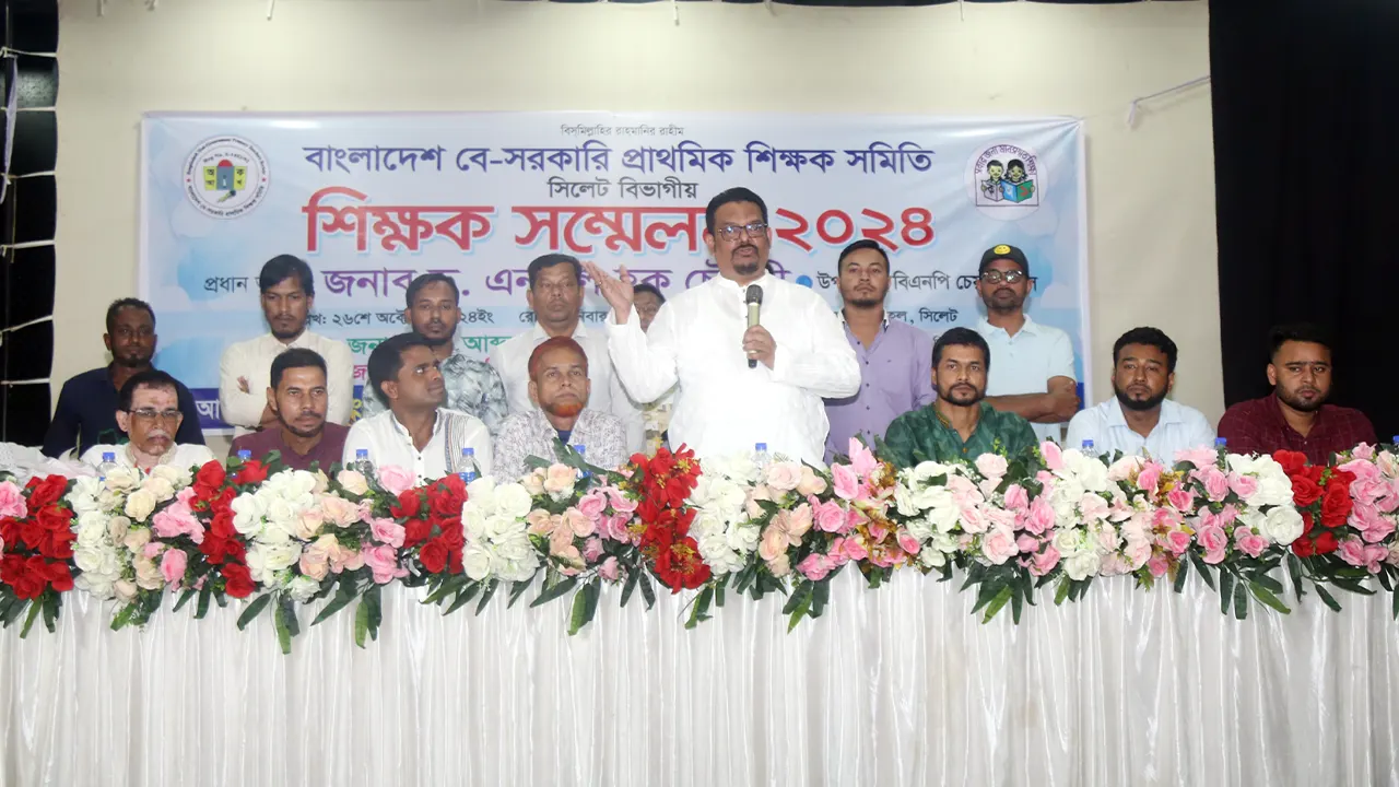 বক্তব্য রাখছেন ড. এনামুল হক চৌধুরী। ছবি : কালবেলা