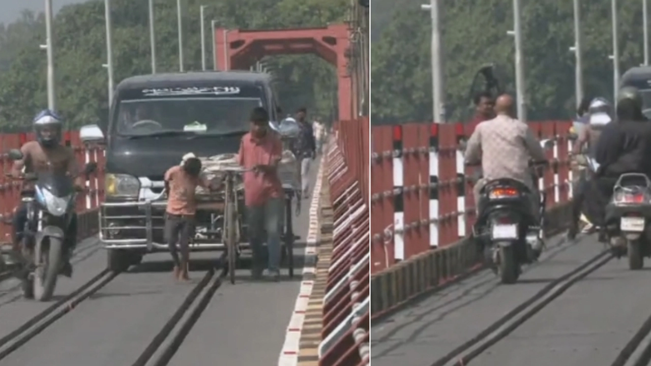 যান চলাচল শুরু হয়েছে শতবর্ষী কালুরঘাট সেতুতে। ছবি : কালবেলা