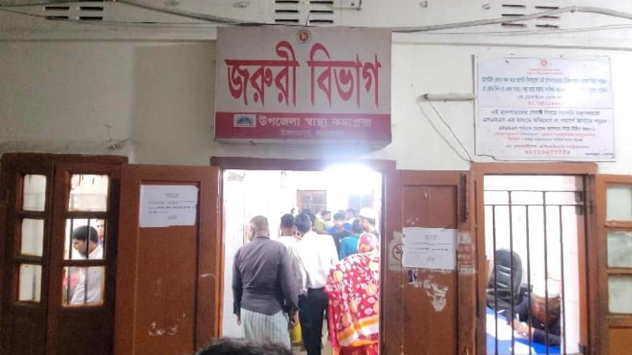 ইসলামপুর উপজেলা স্বাস্থ্য কমপ্লেক্স। ছবি : কালবেলা