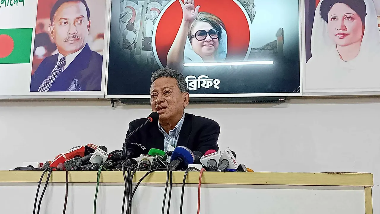 বিএনপির স্থায়ী কমিটির সদস্য আমীর খসরু মাহমুদ চৌধুরী। ছবি : কালবেলা