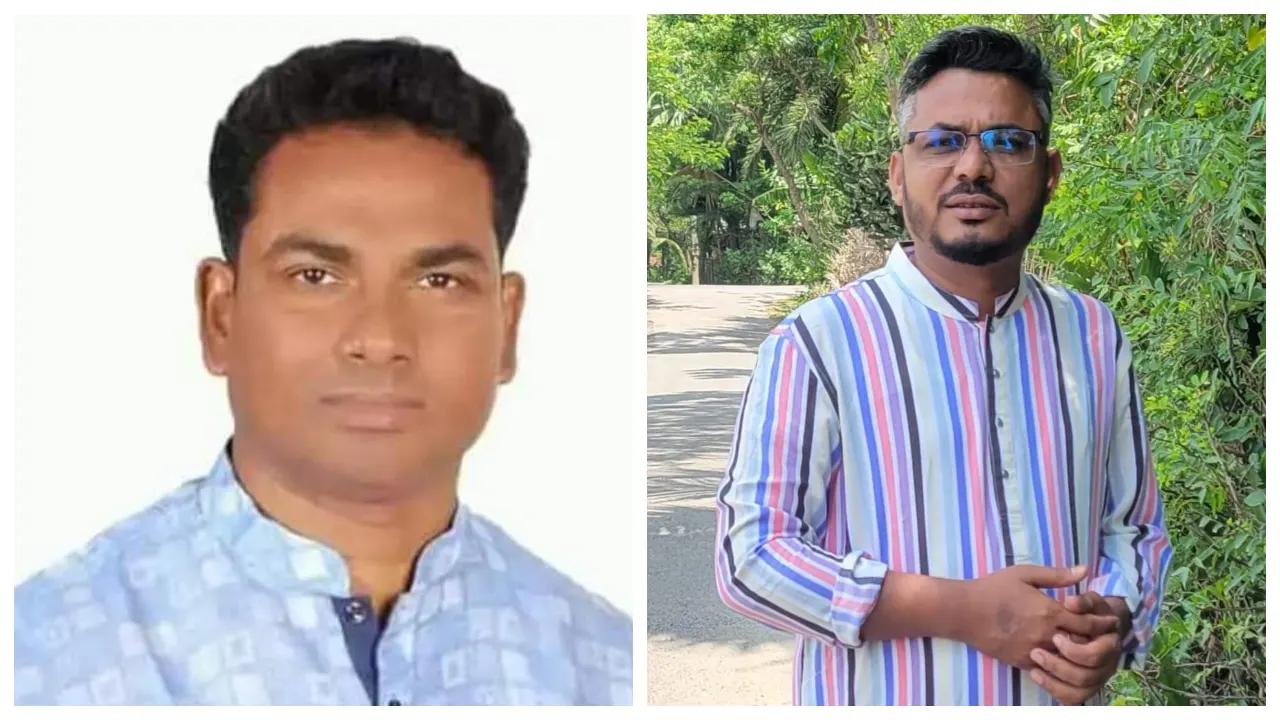 বাঁ থেকে- এসএম শাহনেওয়াজ ডালিম ও এসএম হোসেনুজ্জামান হোসেন। ছবি : সংগৃহীত