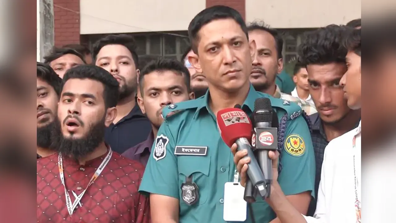 মোহাম্মদপুর থানার ওসি ইফতেখার হাসান। ছবি : সংগৃহীত
