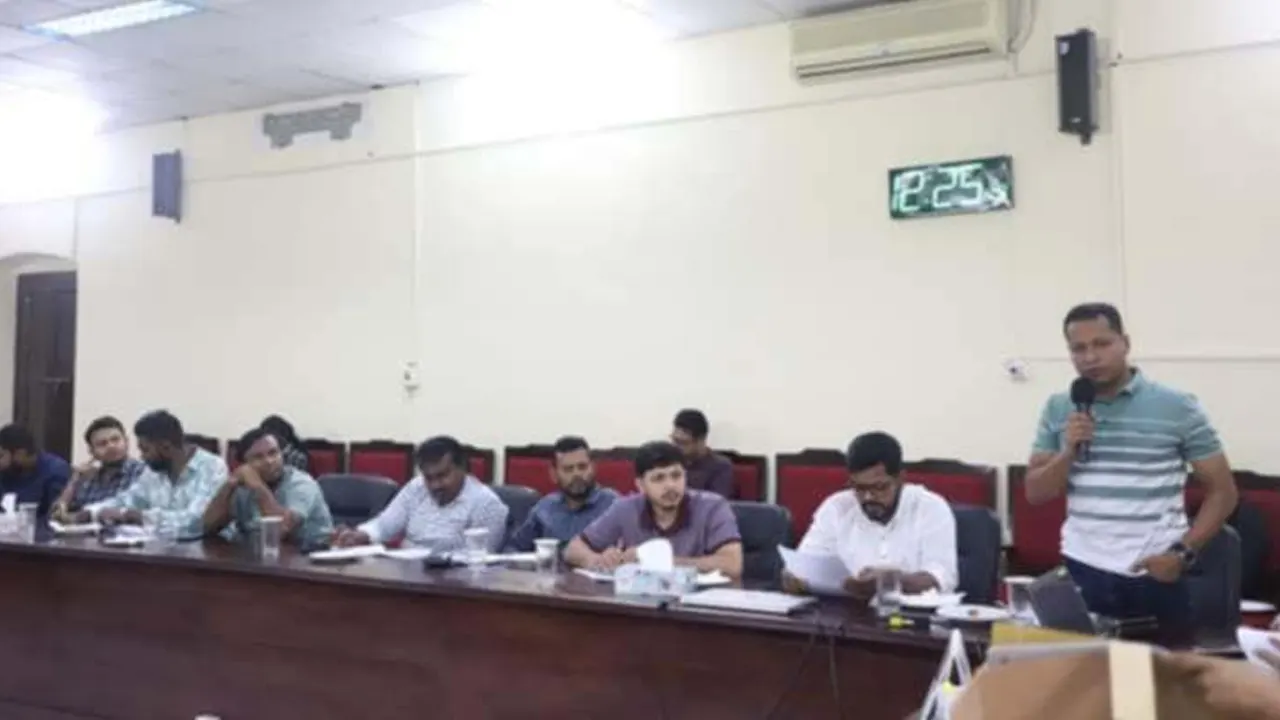 জবি ছাত্রদল সাধারণ সম্পাদকের বাবার মৃত্যুতে দোয়া মাহফিল