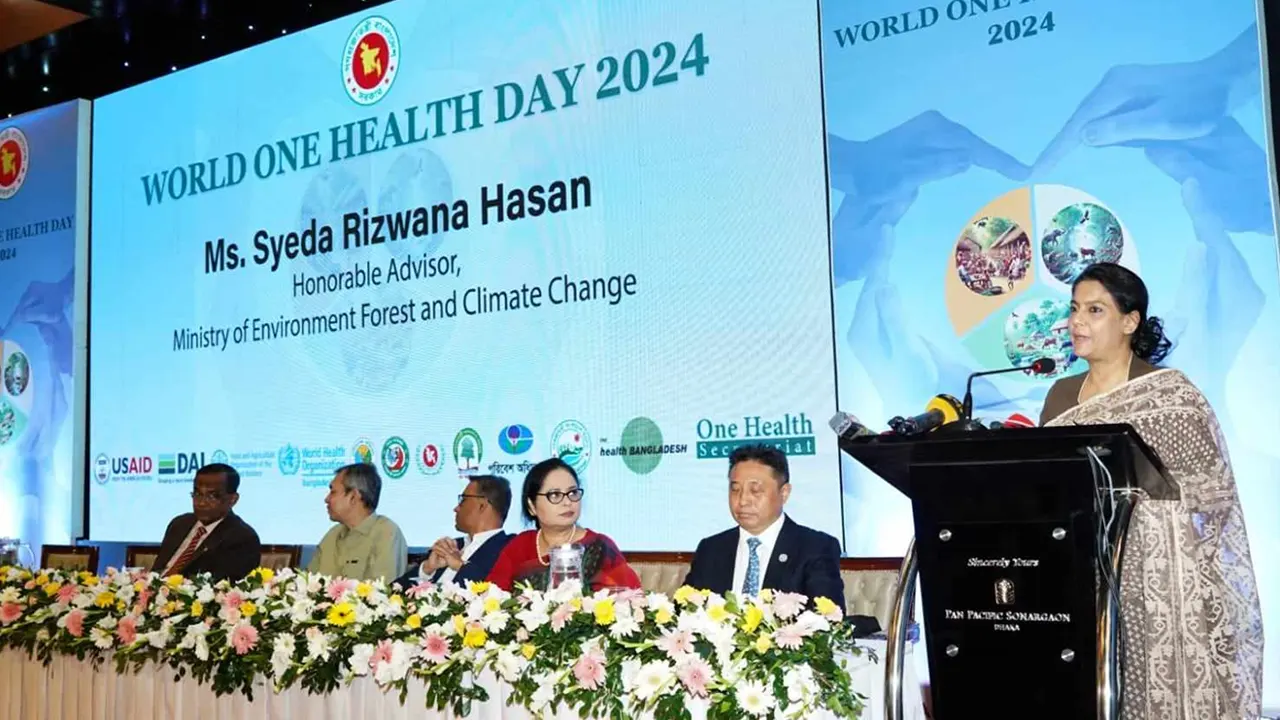 পরিবেশ উপদেষ্টা সৈয়দা রিজওয়ানা হাসান। ছবি : সংগৃহীত