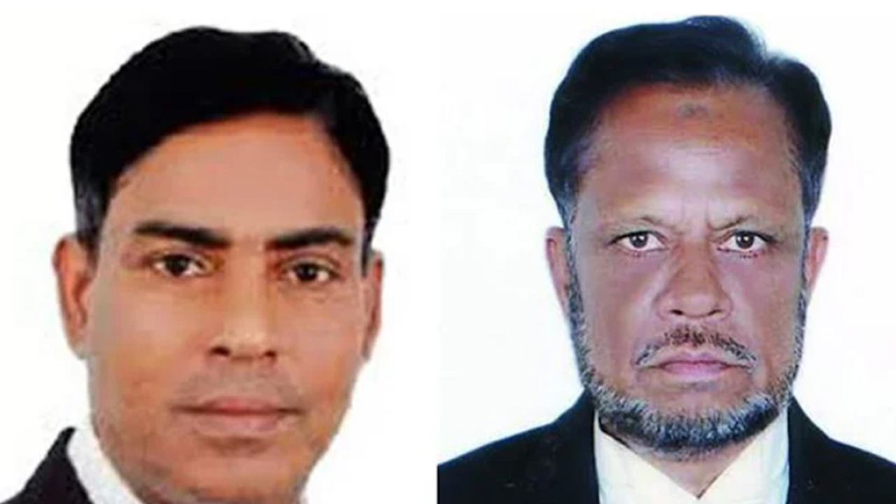 অ্যাডভোকেট এটিএম ফয়েজ উদ্দিন (বামে) ও অ্যাডভোকেট মো. আশিক উদ্দিন (ডানে)। ছবি : সংগৃহীত