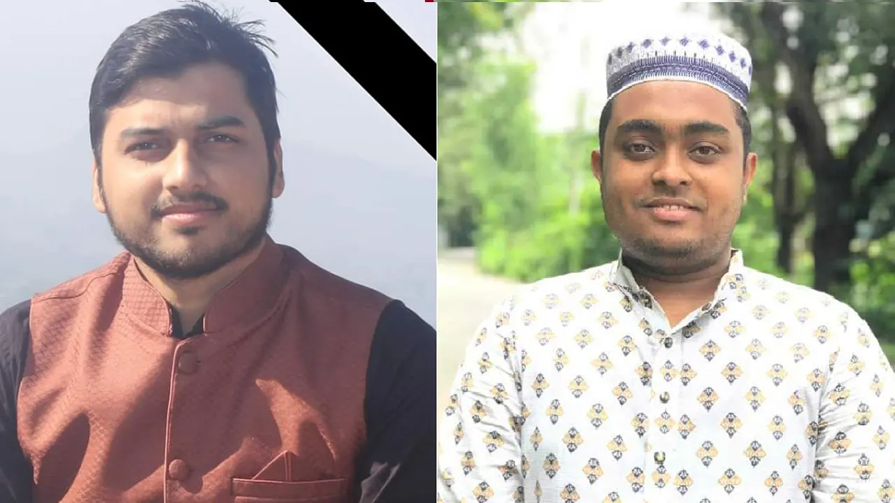 আবদুল হক মানিক ও মোস্তাকিম আহমেদ। ছবি : সংগৃহীত